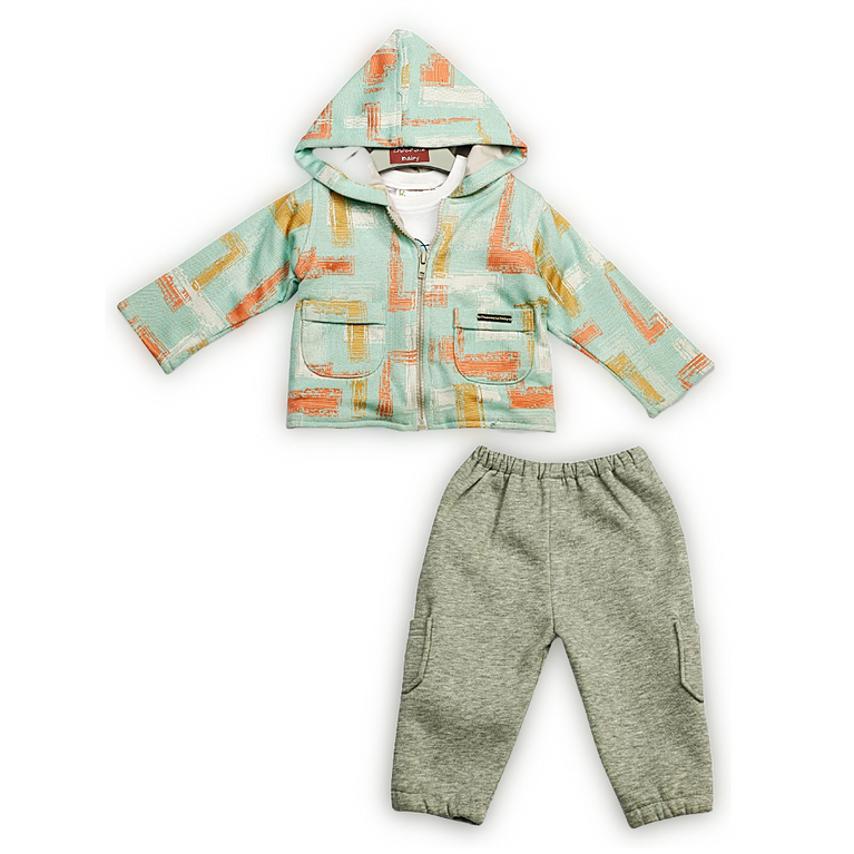 CB-F/S INFANT JACKET WITH HOODIE SET 2216