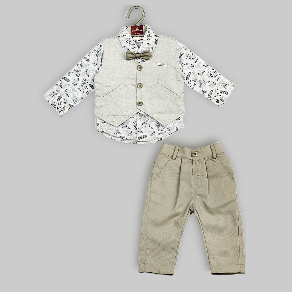 CB-F/S INFANT WAIST COAT  SET 2259