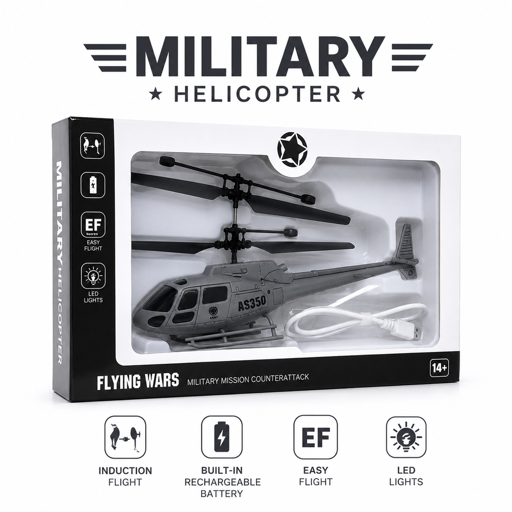 Military Helicopter Toy – Flying Wars Edition