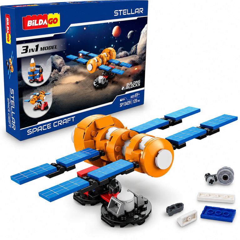 Bildago 3 in 1 Stellar Space Craft 120 Pieces - SP13429