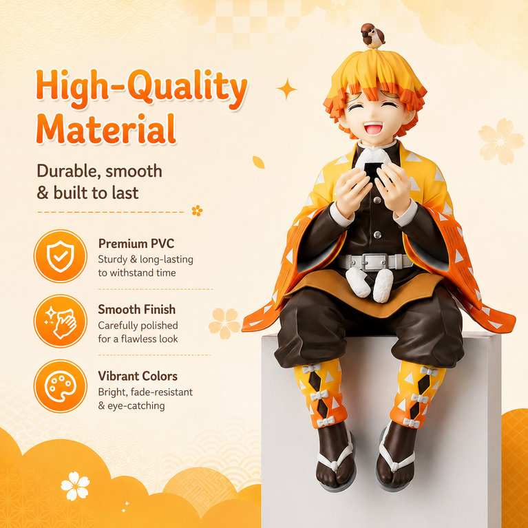 Zenitsu PVC Collectible Action Figure| 14 cm