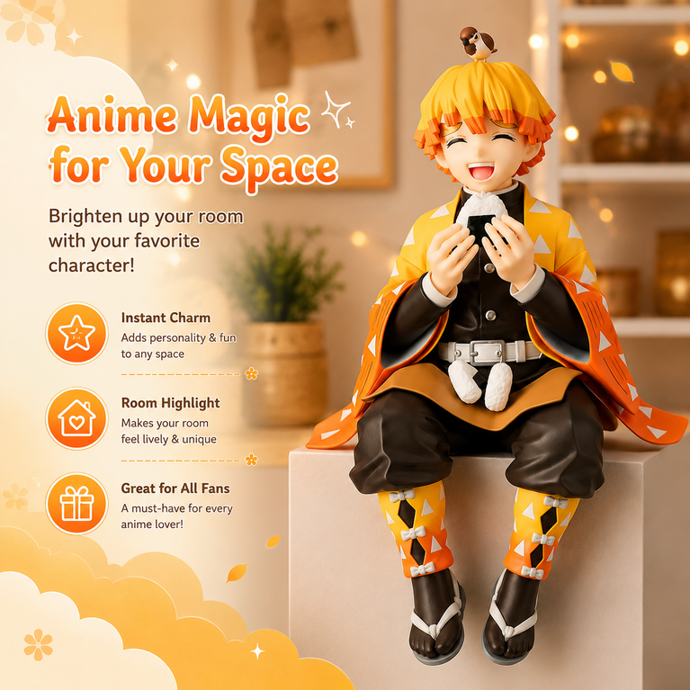 Zenitsu PVC Collectible Action Figure| 14 cm