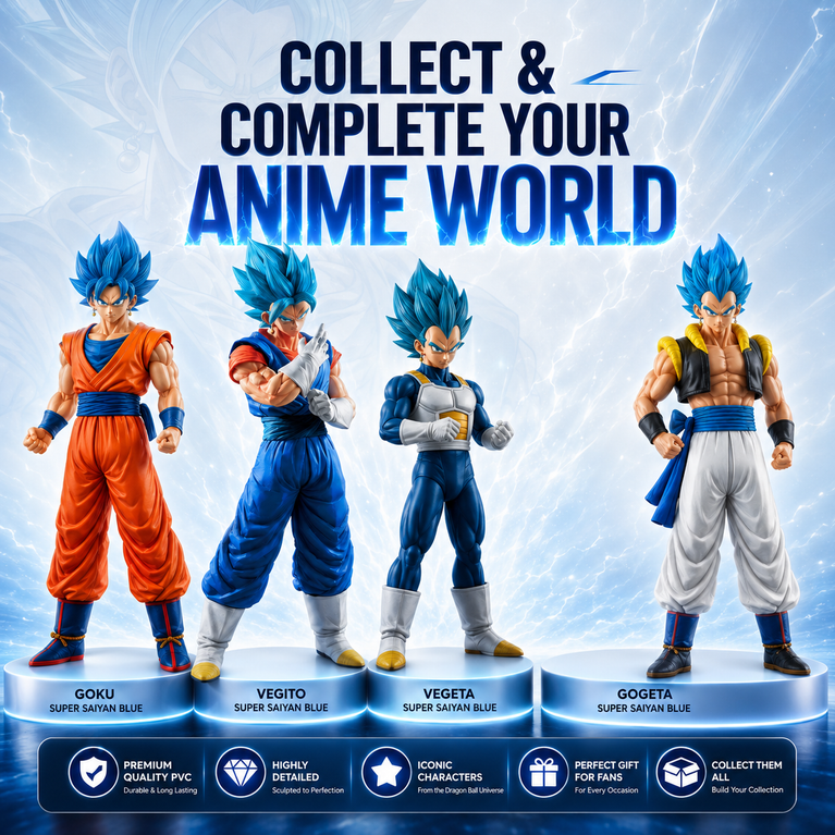Vegito Super Saiyan Blue PVC Anime Action Figure Collectable Statue|32 cm