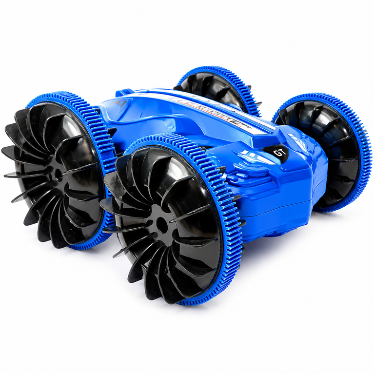 Amphibious RC Stunt Car – Land &amp; Water Remote Control Car for Kids