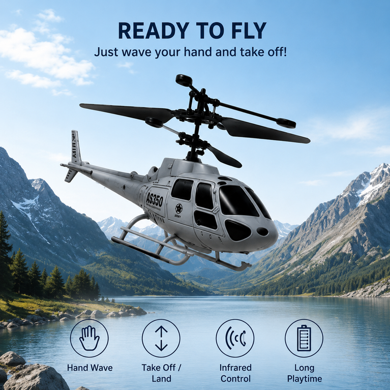 Military Helicopter Toy – Flying Wars Edition