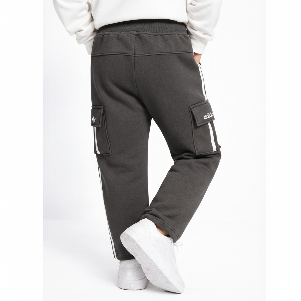 Kids' Adidas Active Winter Cargo Pants | Fleece-Insulated Sport Joggers
