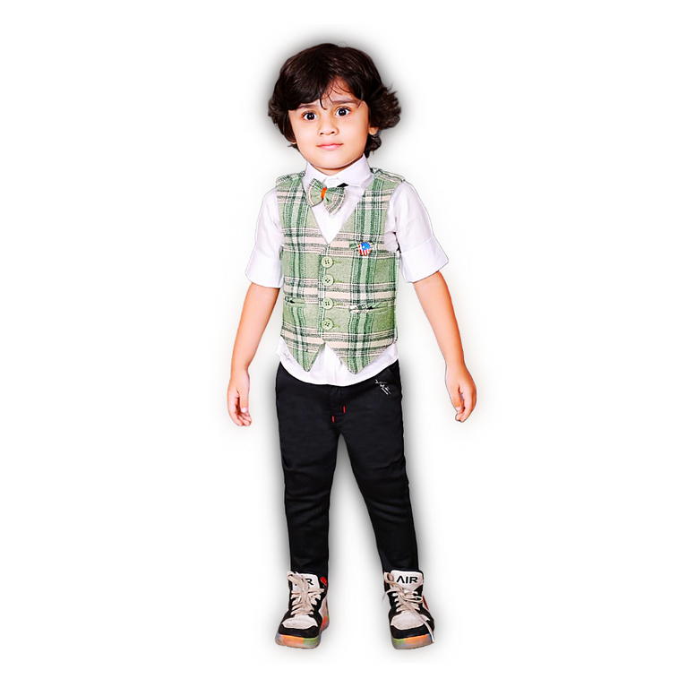 GOI-BOYS WAIST COAT SET 2266