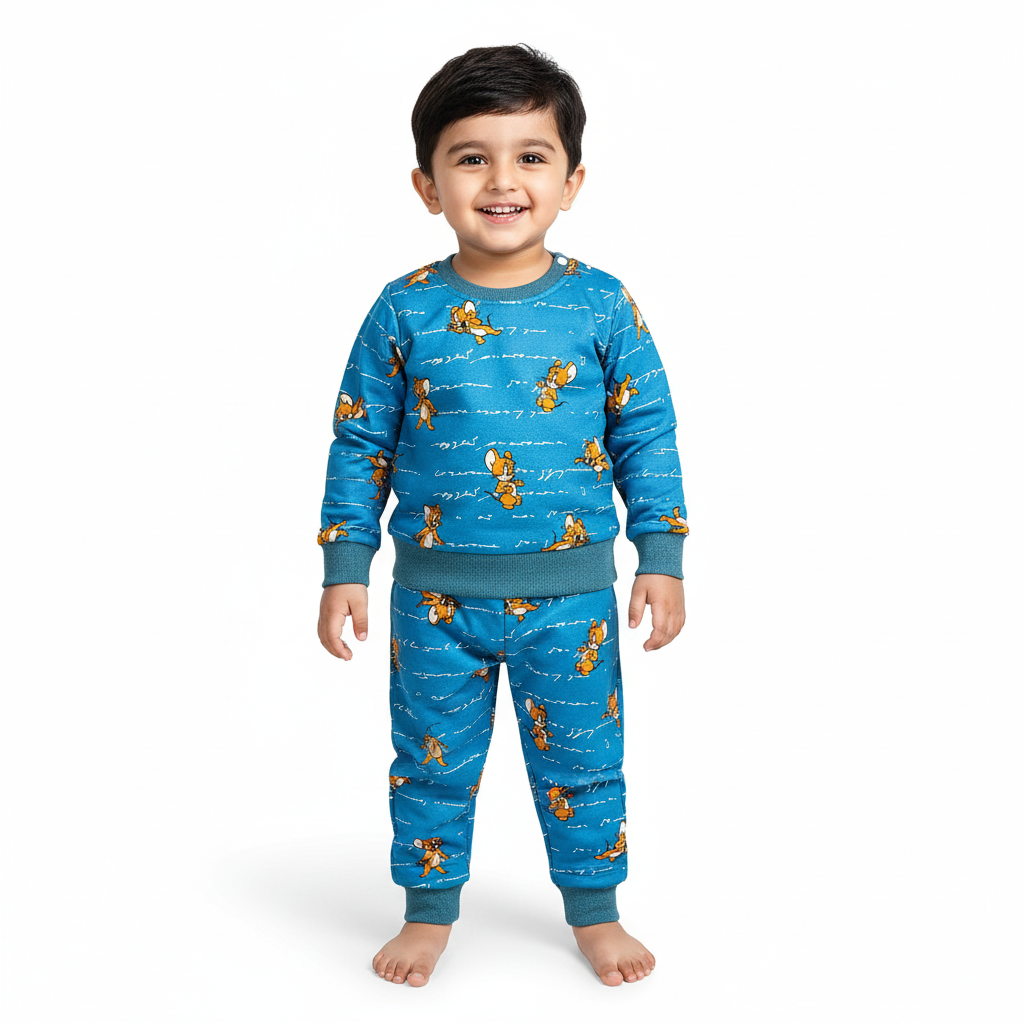 Boys Full Sleeves Winter Wear Co-ord  set