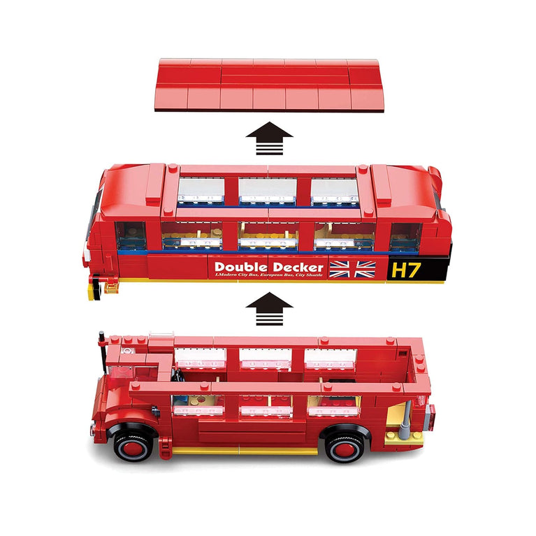 Sluban Building Block Toy London Bus Multicolour, 6Y+
