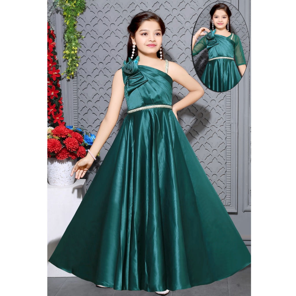 Sleeveless Fit & Flared Party  Gown