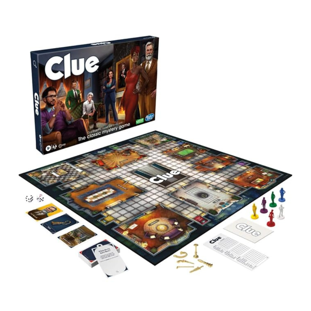 Hasbro Clue Mystery Board Game | 2-6 Players, Family & Kids