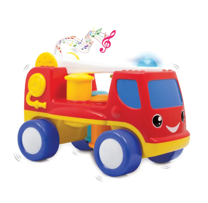 Funskool-Giggles Peg Basher Fire Engine
