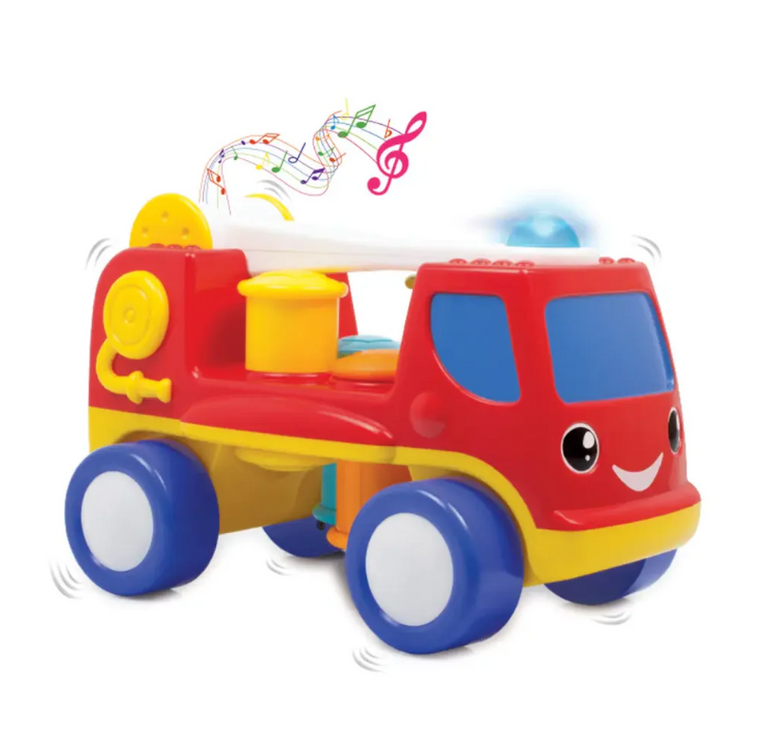 Funskool-Giggles Peg Basher Fire Engine