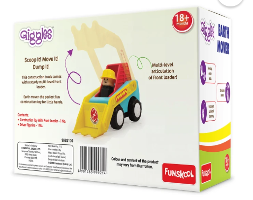 FUNSKOOL - Giggles Vehicles Loader Truck Toy