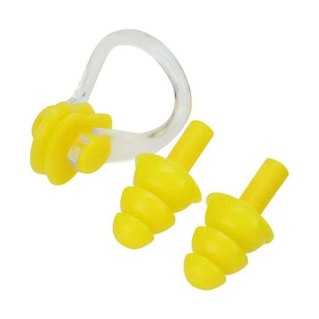 KONEX-Nose Clip and Ear Plugs for Swimming Water Protection Earbuds Nose Plug - 1 Set