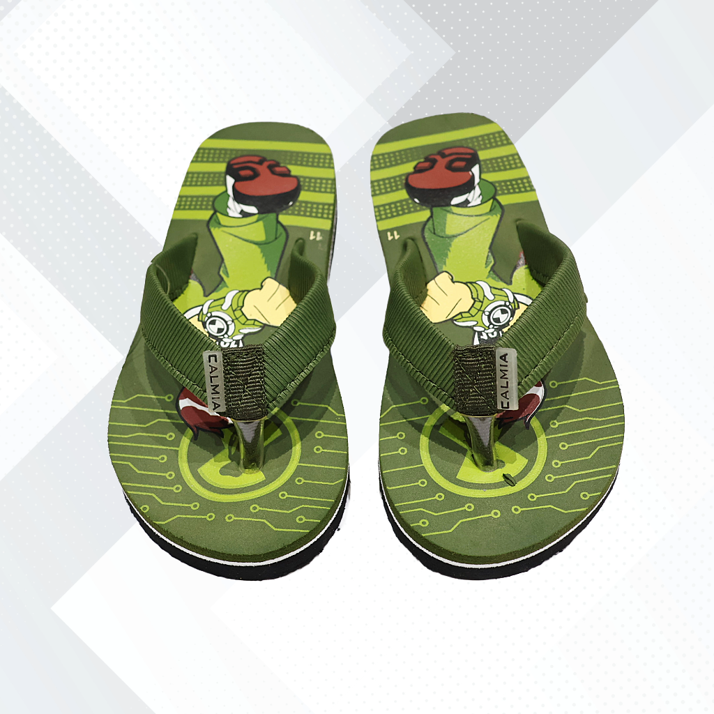 Kids Fun Ben10 Printed  Flip Flops