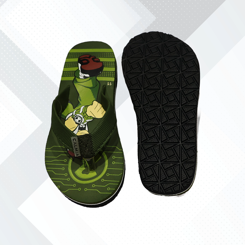 Kids Fun Ben10 Printed  Flip Flops