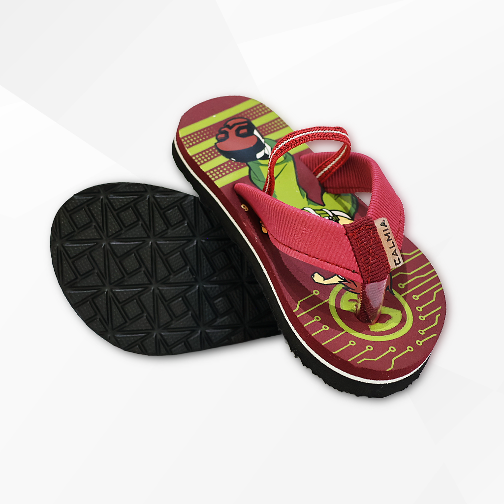 Kids Fun Ben10 Printed Flip Flops