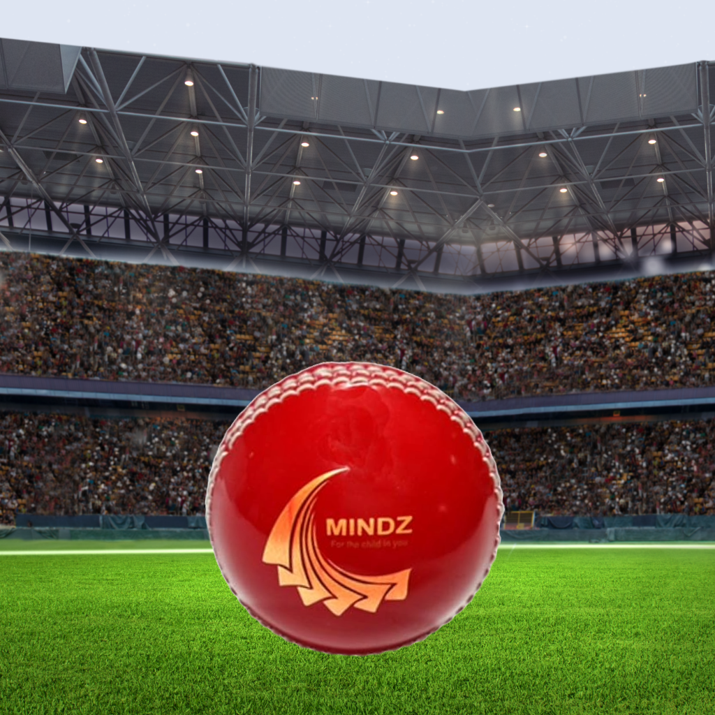 Mindz -Synthetic Ball l Perfect Outdoor and Indoor Game for Kids and Adults l Red Color