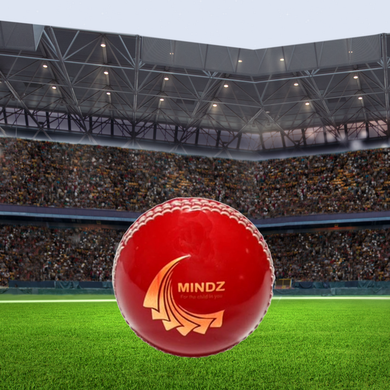Mindz -Synthetic Ball l Perfect Outdoor and Indoor Game for Kids and Adults l Red Color