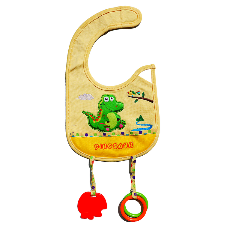 LH-BABY RATTLE BIB