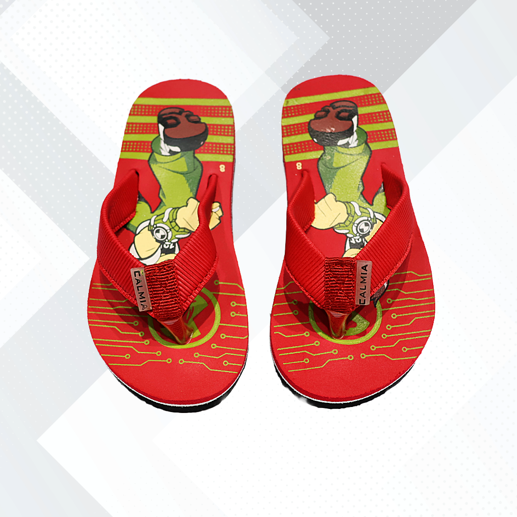 Kids Fun Ben10 Printed  Flip Flops