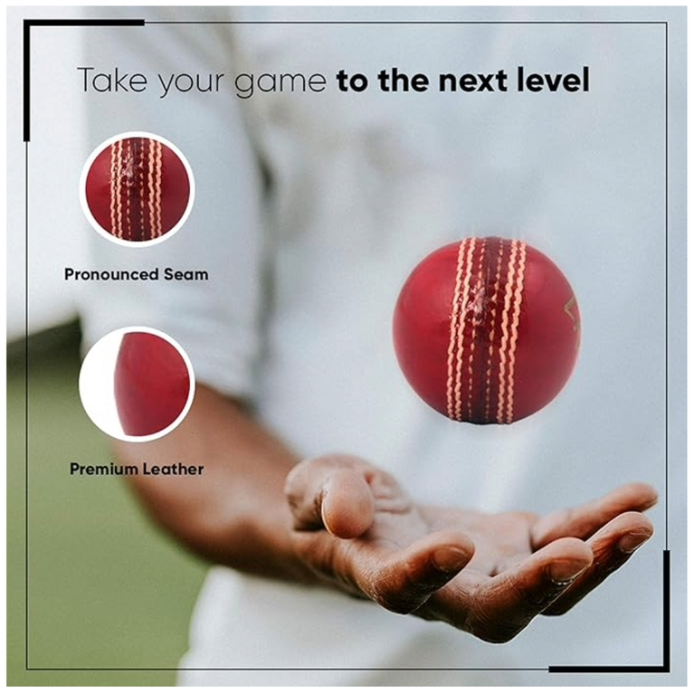 Mindz -Synthetic Ball l Perfect Outdoor and Indoor Game for Kids and Adults l Red Color