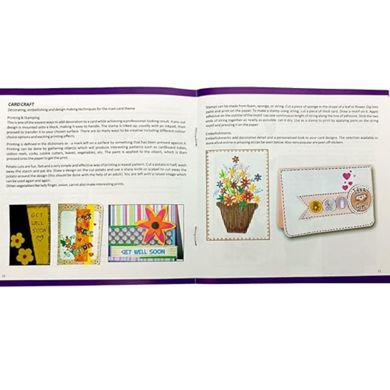 TOYKRAFTT Craft Kit for Kids Cards| Crafted Creations| Card Making Activity Kit| Greeting Cards Decoration Material|