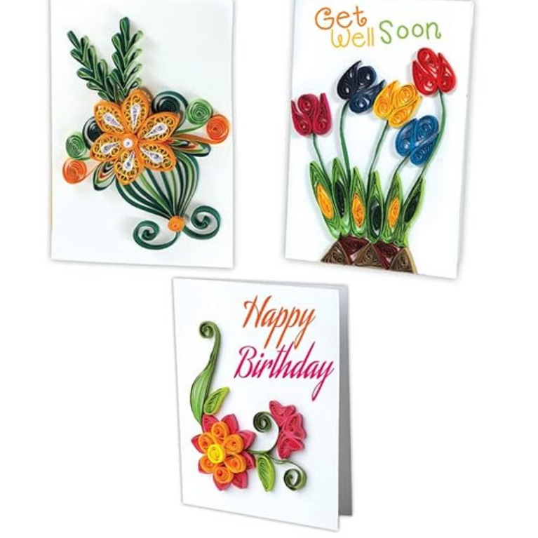 Toy Kraft Paper Quilling First Forays Kit - Multicolour