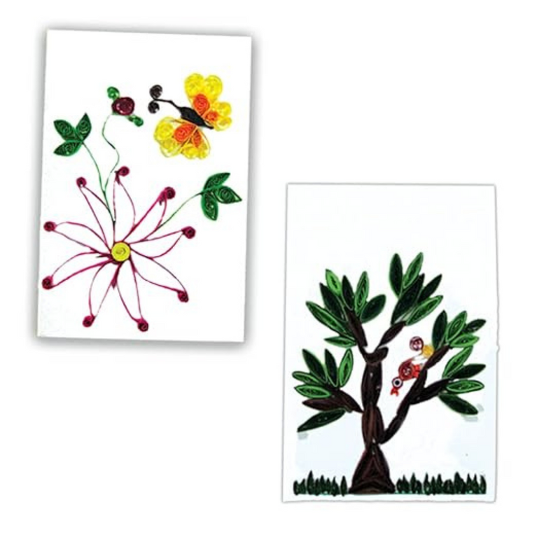 Toy Kraft Paper Quilling First Forays Kit - Multicolour