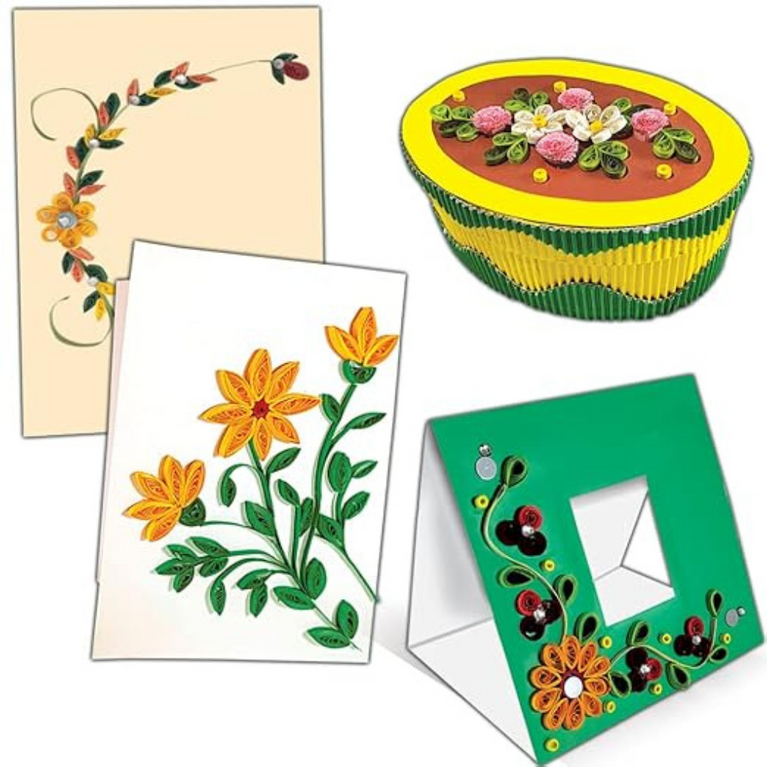 Toykraft: Quilled Creations - Paper Quilling Craft kit for 7 Year olds