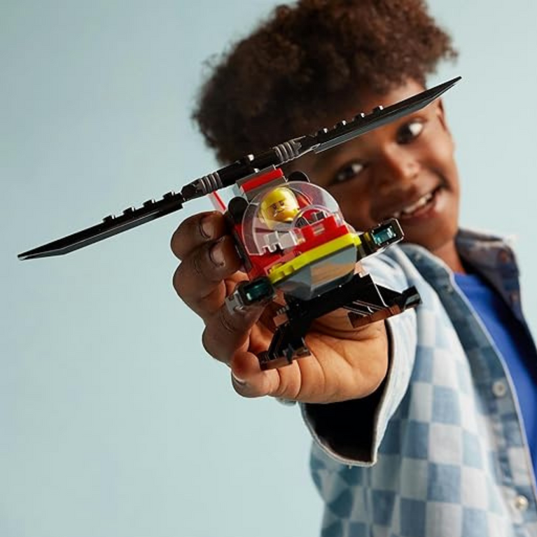 LEGO City Fire Rescue Helicopter Building Set (85 Pieces)