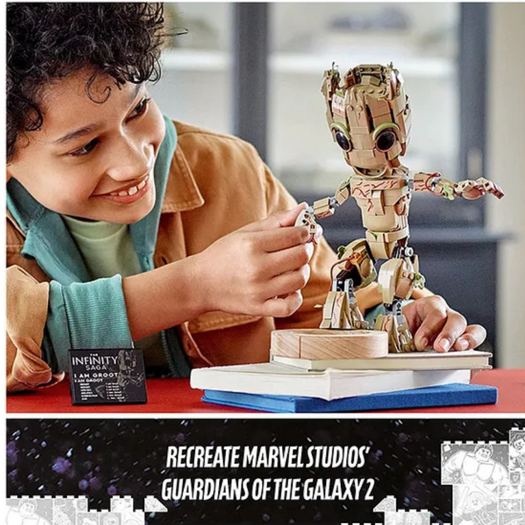 LEGO Marvel I am Groot  Building Kit 476 Pieces