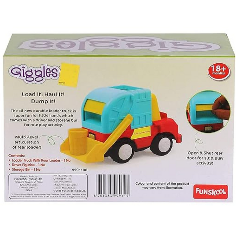 Giggles Kid Vehicles Loader Truck Toy-Multicolor