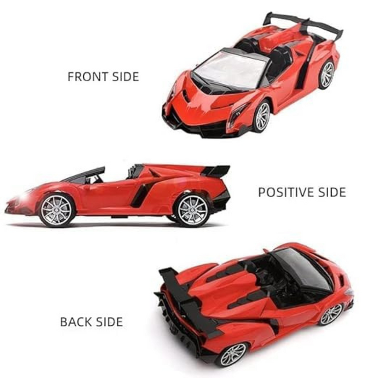 RC Sport Racing Toy Car, Compatible with BMW X6 Model Vehicle with Head & Tail Flashing Light