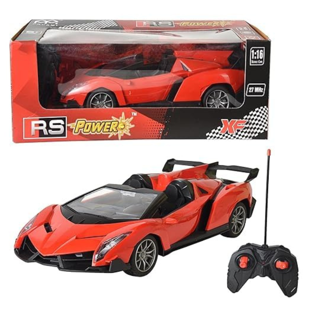 RC Sport Racing Toy Car, Compatible with BMW X6 Model Vehicle with Head & Tail Flashing Light