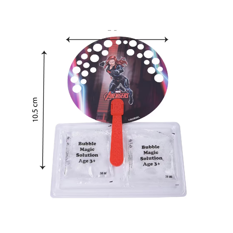 Bubble Magic Fan Bubs Black Widow Theme For Kids 3+ years