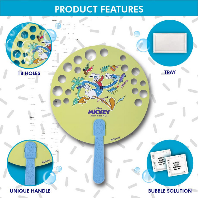 Bubble Magic Fan Bubs Donald Duck Theme For Kids 3+ years