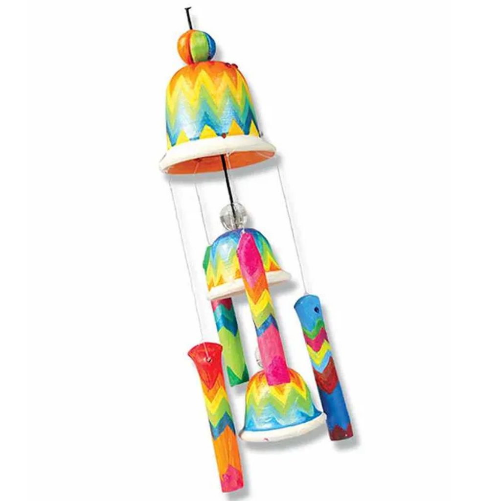Toy Kraft Terracotta Tinkles Make A Windchime Kit - Multicolour