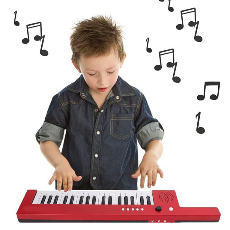 Ninos 37 Keys Portable Electronic Piano Keyboard Toy with Microphone & Carry Strap