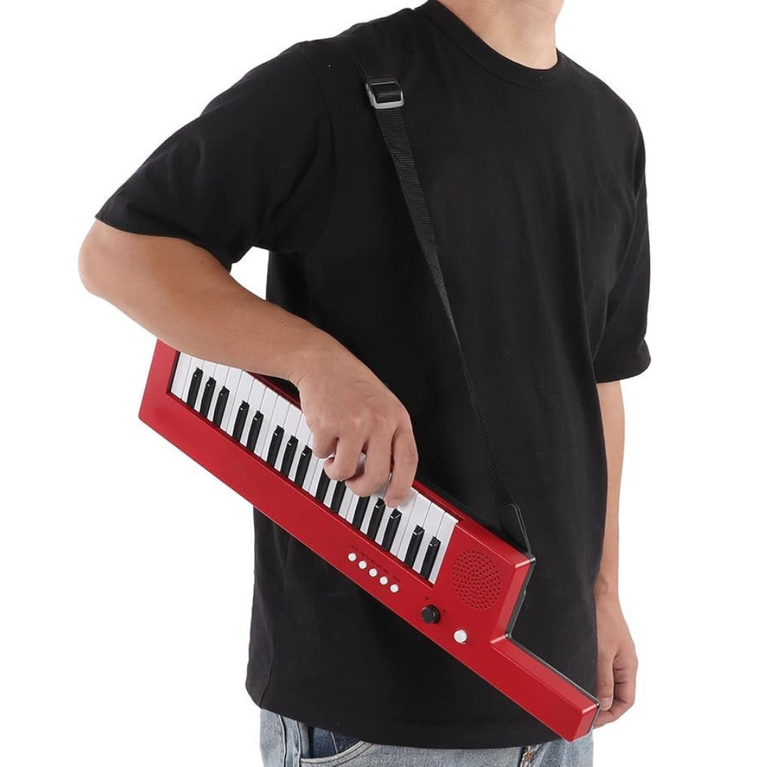 Ninos 37 Keys Portable Electronic Piano Keyboard Toy with Microphone & Carry Strap