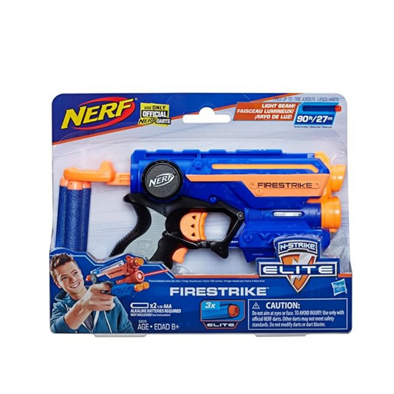 Nerf N-Strike Elite Firestrike Blaster - Comes with 3 Nerf Darts