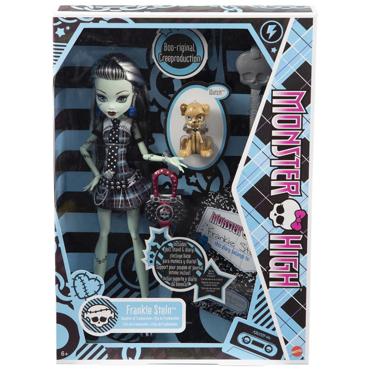Monster High Reproduction Frankie Stein Doll, Multicolour