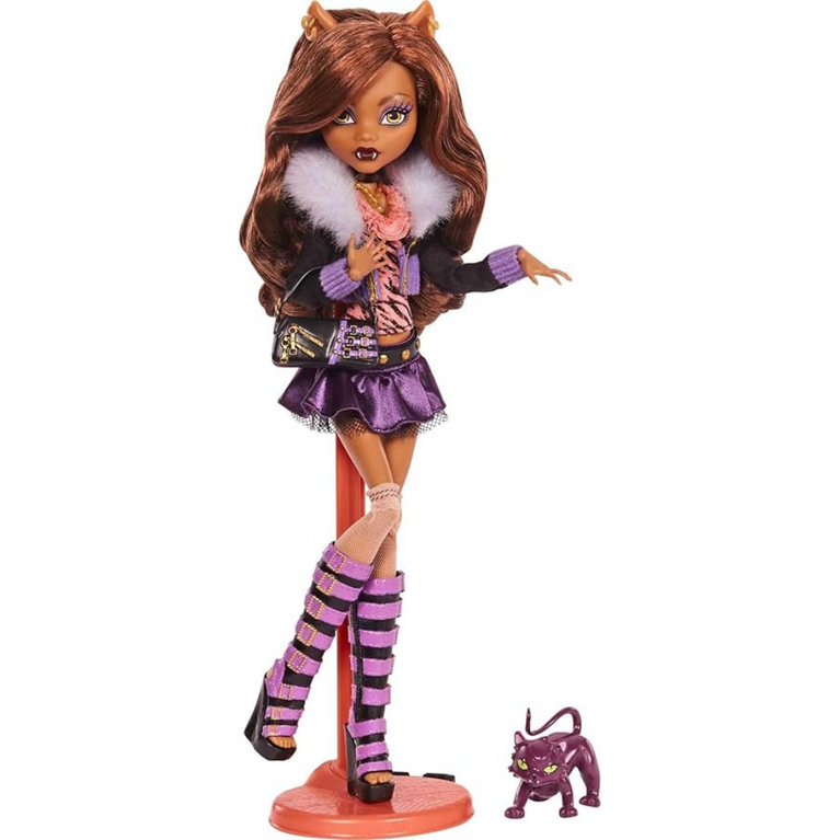 Monster High Clawdeen Wolf Reproduction Doll Wearing Original Fashion
