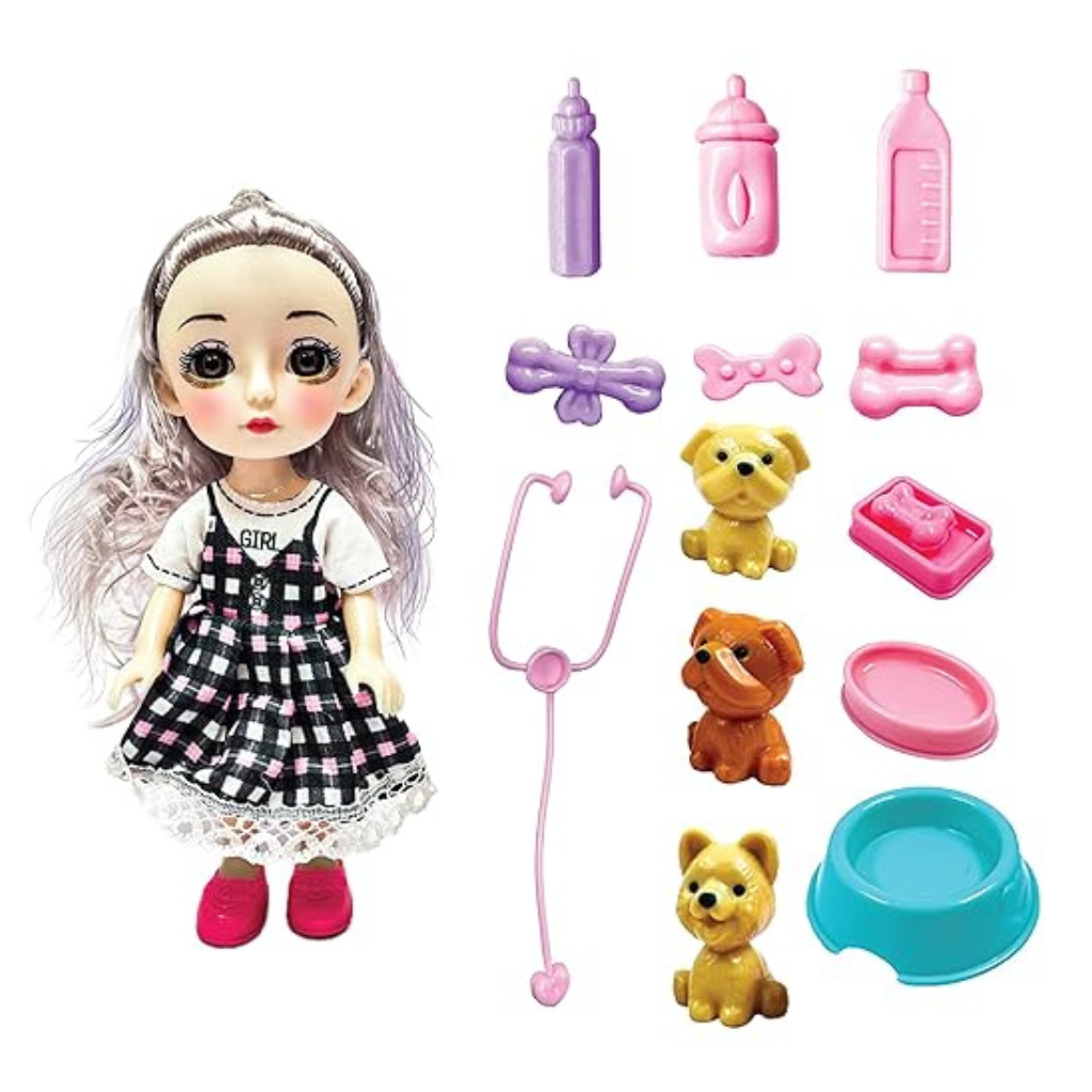 Alia Puppy Clinic Doll Set