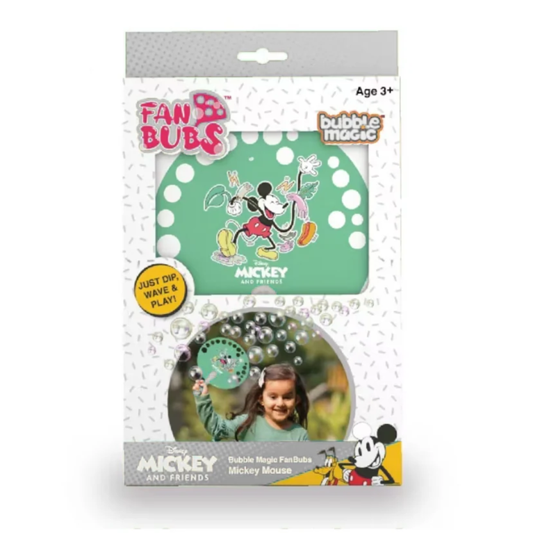 Bubble Magic Fan Bubs Mickey Mouse Theme For Kids 3+ years