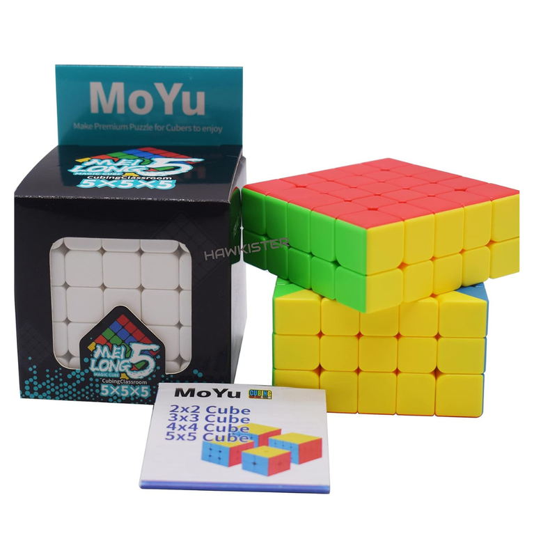 5×5 Stickerless Speed Cube | Professional Magic Puzzle Cube | Smooth Turning Brain Training Toy for Kids (6+ Years) &amp; Adults