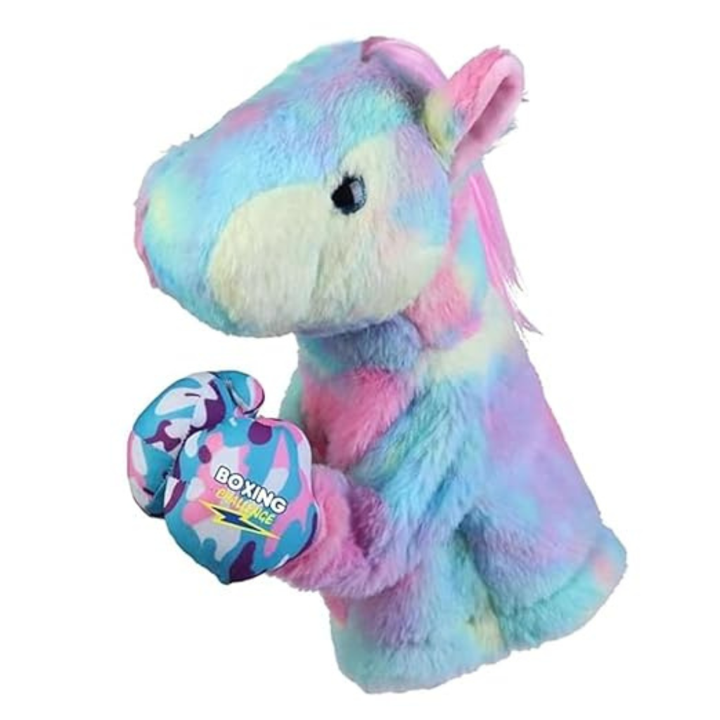 Ninos Kung Fu Animal Husky Boxing Interactive Hand Puppet Toy with Sounds, Stuffed Hand Puppet Action Toy