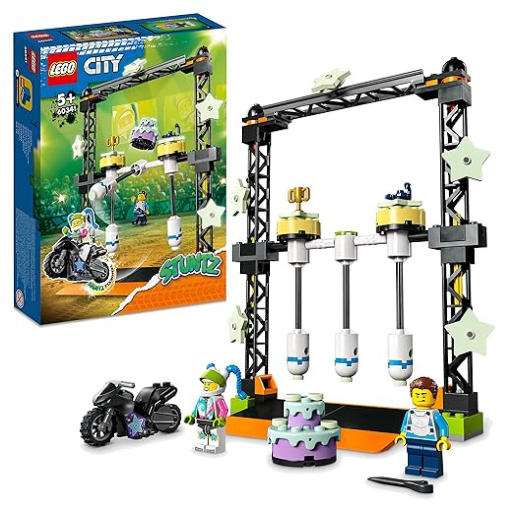 LEGO City The Knockdown Stunt Challenge Building Kit (117 Pcs)