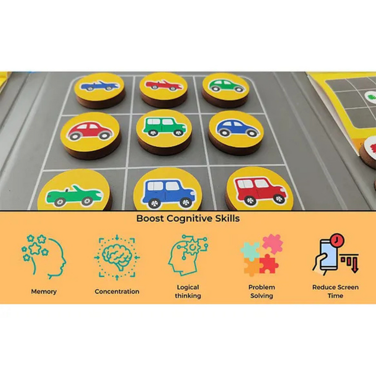 Toy Kraft- Magnetic Parking Lot Game